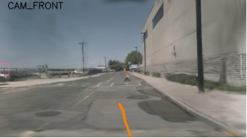Inserted traffic cone with corrected small scale.